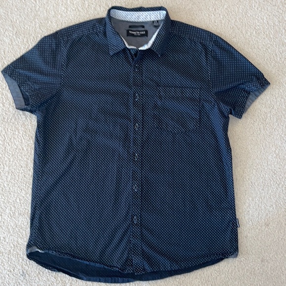 Mens Kenneth Cole short sleeve button up Large - Picture 1 of 4